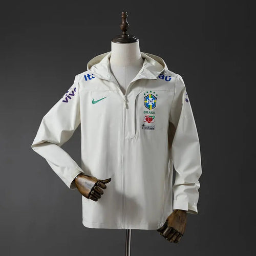 Veste à capuche Seleção Brasil blanc