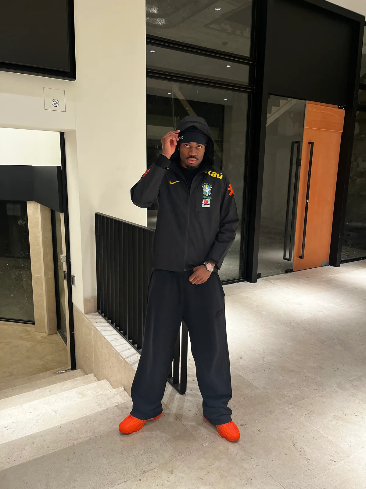 Veste à capuche Seleção Brasil — Noir